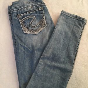 Silver aiko skinny jeans